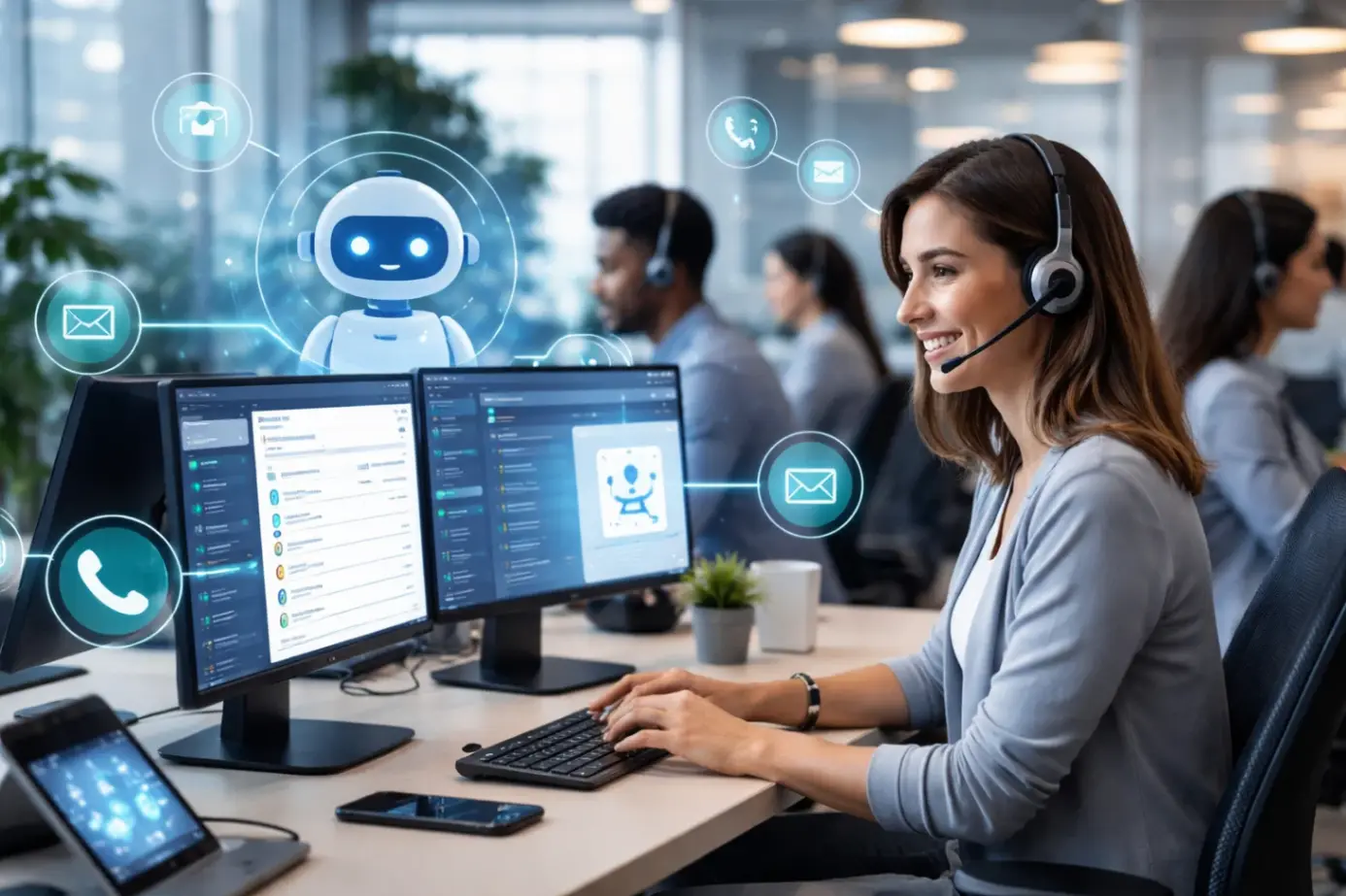 Этапы внедрения омниканальной системы с AI