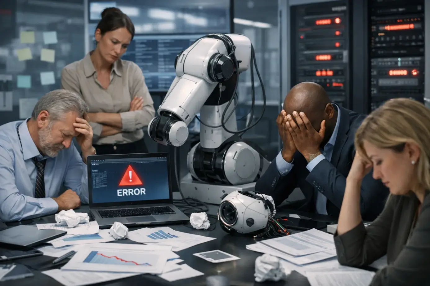 Ошибки в выборе технологий и подрядчиков