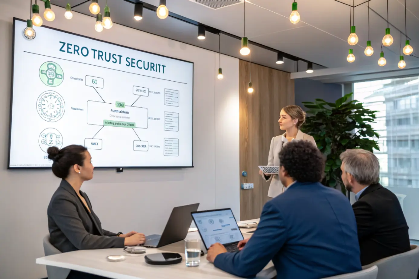 Безопасность генеративного AI Zero Trust модель